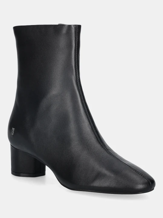 Zdjęcie produktu Nokwol botki skórzane Alyssa Black Leather