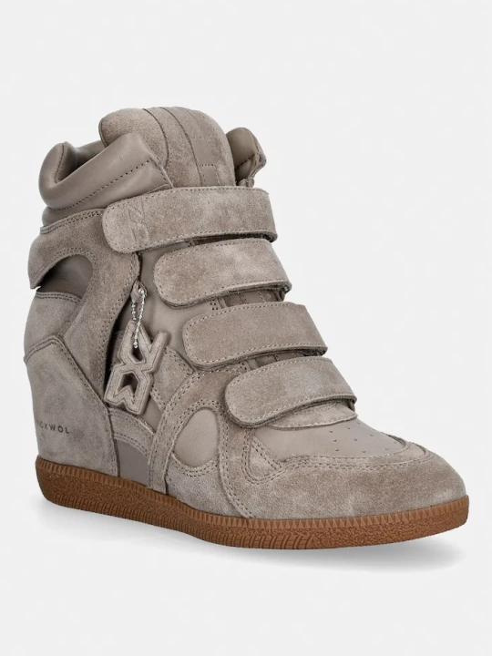 Zdjęcie produktu Nokwol EDEN sneakersy damskie zamszowe beżowy