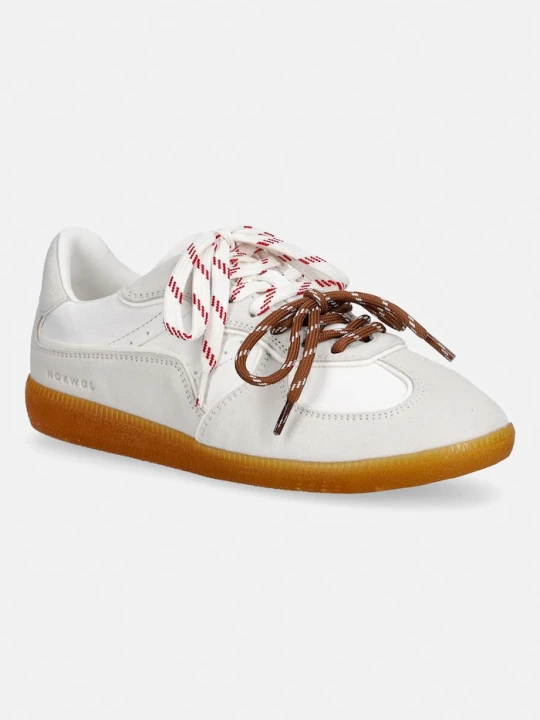 Zdjęcie produktu Nokwol sneakersy skórzane August beżowy