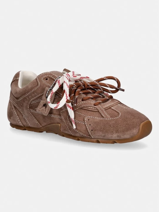 Zdjęcie produktu Nokwol Atlas Mushroom Suede sneakersy damskie zamszowe brązowy