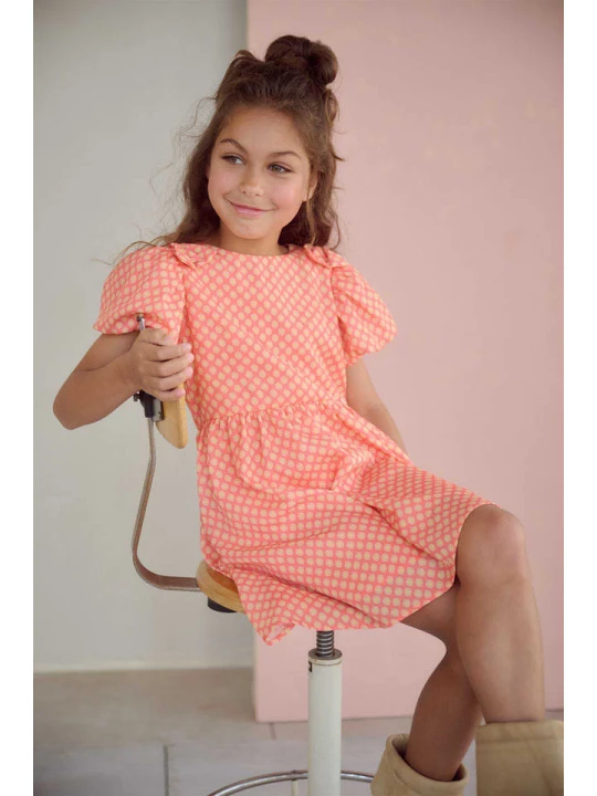Zdjęcie produktu NONO Sukienka "Milly" w kolorze pomarańczowym rozmiar: 122 / 128
