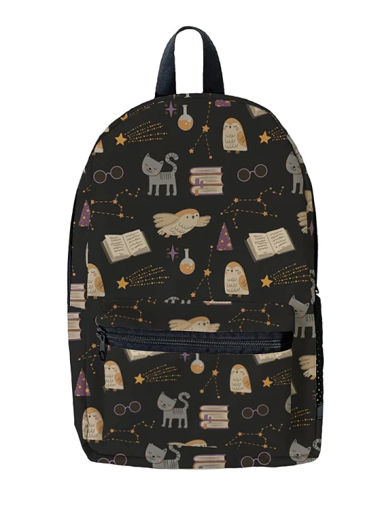 Zdjęcie produktu Noosy Plecak w kolorze czarnym ze wzorem - 24 x 33 x 9 cm rozmiar: onesize