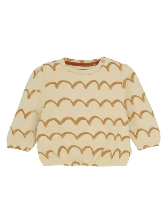 Zdjęcie produktu Noppies Bluza "Thiells" w kolorze beżowym rozmiar: 68