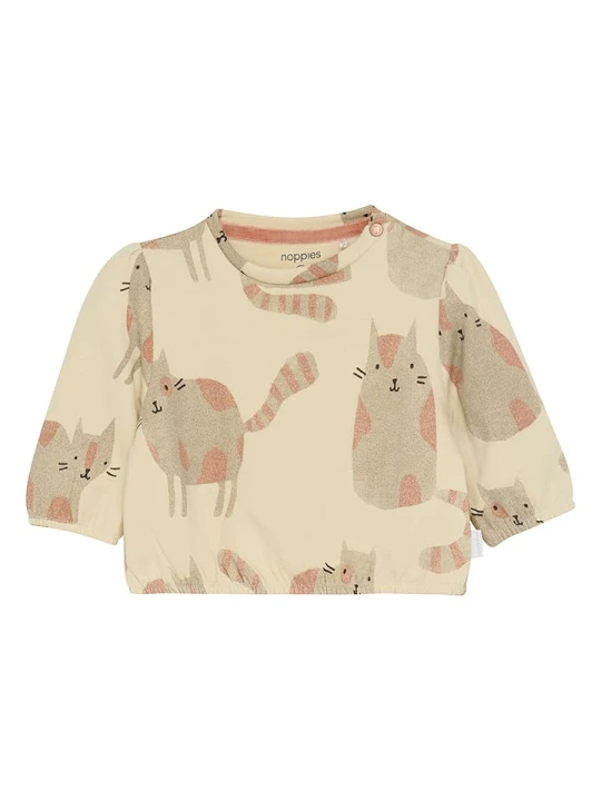 Zdjęcie produktu Noppies Bluza w kolorze beżowym rozmiar: 68