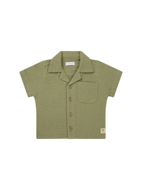 Zdjęcie produktu Noppies Koszula "Orizaba" w kolorze khaki rozmiar: 68