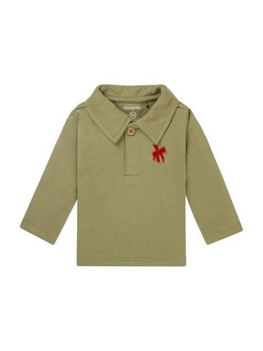 Zdjęcie produktu Noppies Koszulka polo "Ocampo" w kolorze khaki rozmiar: 86