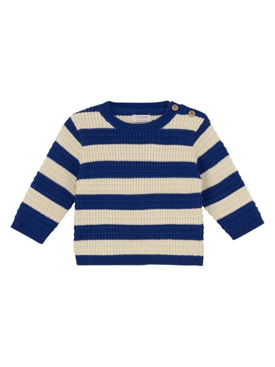 Zdjęcie produktu Noppies Sweter "Segesta" w kolorze niebiesko-beżowym rozmiar: 92