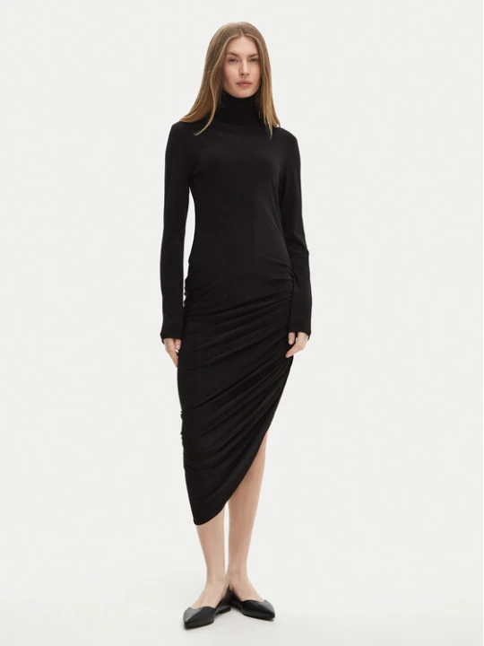 Zdjęcie produktu NORMA KAMALI Sukienka codzienna KK3243PLF35001 Czarny Slim Fit