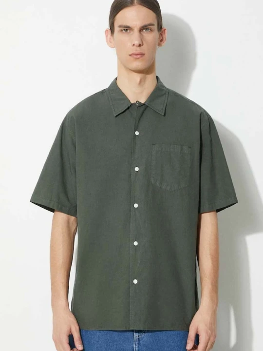 Zdjęcie produktu Norse Projects koszula Carsten Cotton Tencel zielony