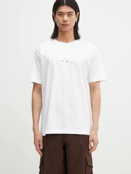 Zdjęcie produktu Norse Projects t-shirt bawełniany Johannes Organic Code Print T-shirt