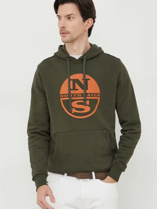Zdjęcie produktu North Sails bluza bawełniana zielony