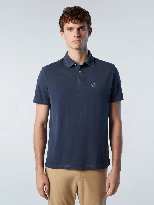 Zdjęcie produktu North Sails Koszulka polo w kolorze granatowym rozmiar: L
