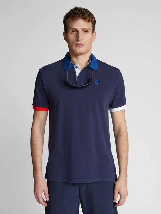 Zdjęcie produktu North Sails Koszulka polo w kolorze granatowym rozmiar: M
