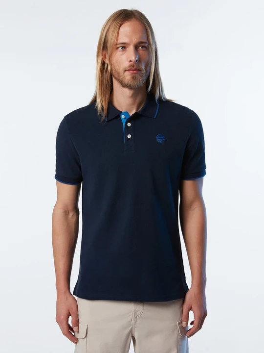 Zdjęcie produktu North Sails Koszulka polo w kolorze granatowym rozmiar: XXL