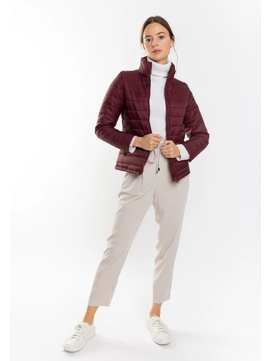 Zdjęcie produktu Northwood Kurtka pikowana "Andrea" w kolorze bordowym rozmiar: M