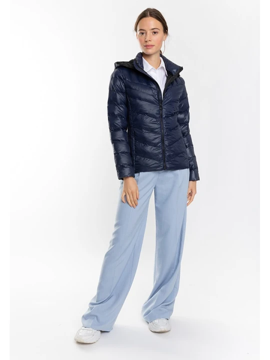 Zdjęcie produktu Northwood Kurtka pikowana "Greta" w kolorze granatowym rozmiar: L