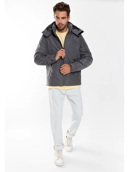 Zdjęcie produktu Northwood Kurtka przejściowa "Gabe" w kolorze szarym rozmiar: XL