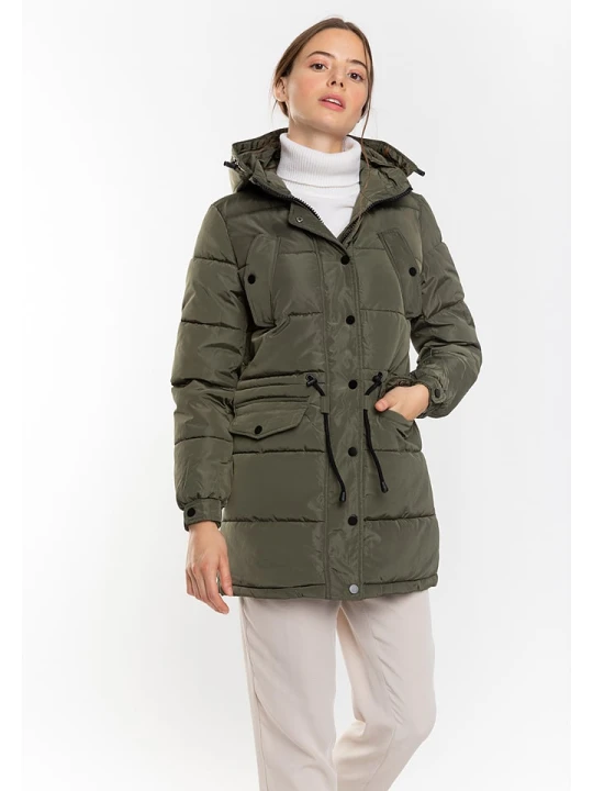 Zdjęcie produktu Northwood Kurtka zimowa "Leyina" w kolorze khaki rozmiar: S