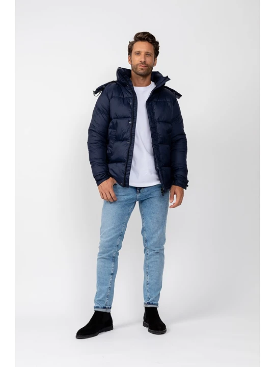 Zdjęcie produktu Northwood Kurtka zimowa "Nate" w kolorze granatowym rozmiar: S