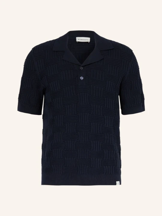 Zdjęcie produktu Nowadays Dzianinowa Koszulka Polo blau GRANATOWY