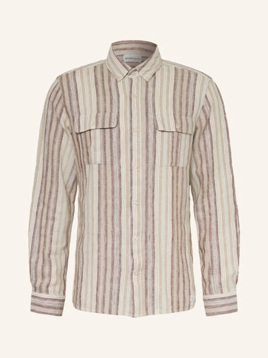 Zdjęcie produktu Nowadays Koszula Comfort Fit Z Lnu beige