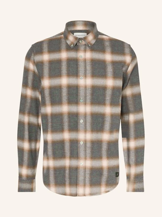 Zdjęcie produktu Nowadays Koszula Flanelowa Comfort Fit grau szary