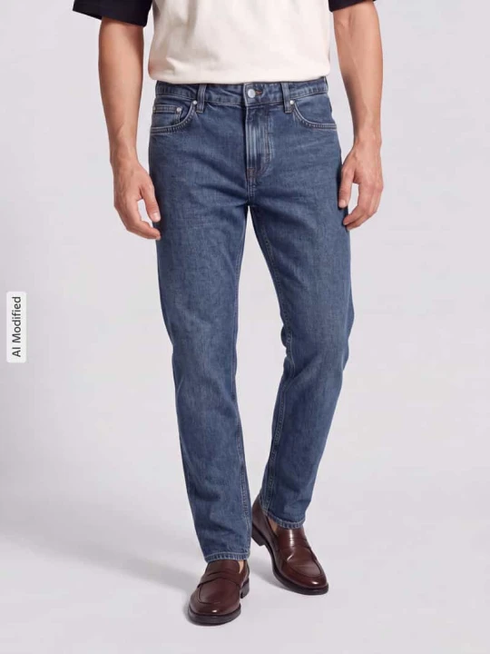 Zdjęcie produktu Nowoczesny krój regular fit proste jeansy z mieszanki bawełny model 'Mitch' JOOP! Jasnoniebieski