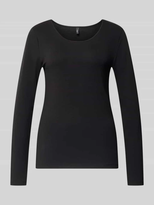 Zdjęcie produktu Nowoczesny krój t-shirt z mieszanka bawełny model 'LIVE LOVE' Only Czarny