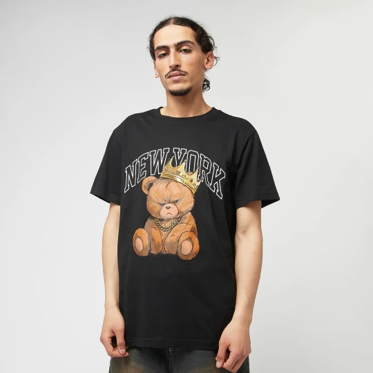 Zdjęcie produktu NY Crowned Bear Tee Mister Tee czarny