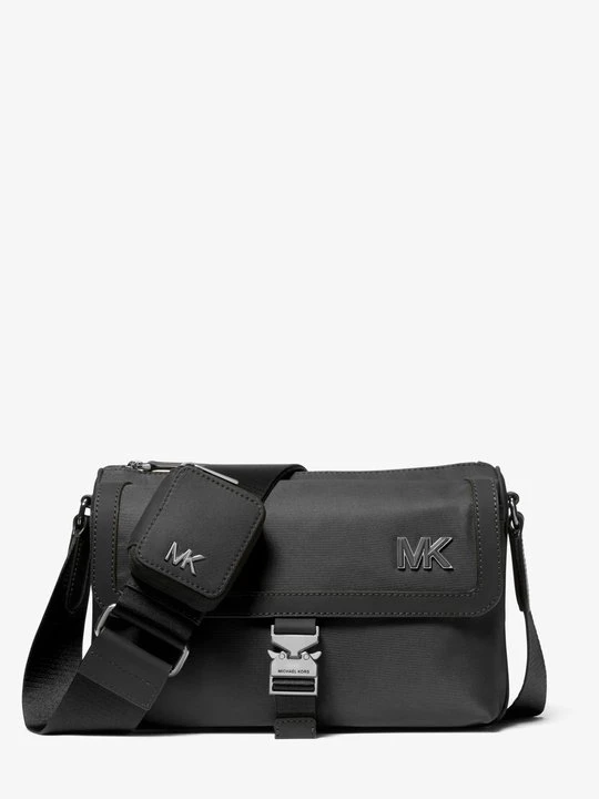 Zdjęcie produktu Nylonowa listonoszka Eli z saszetką na zamek Michael Kors CZARNY (Czarny)