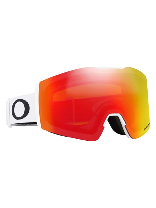 Zdjęcie produktu Oakley Gogle narciarskie "Fall Line" w kolorze biało-czerwonym rozmiar: M