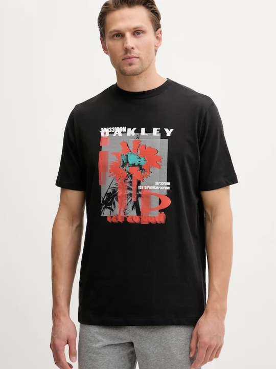 Zdjęcie produktu Oakley T-shirt męski bawełniany FUTURESCAPE FROG czarny