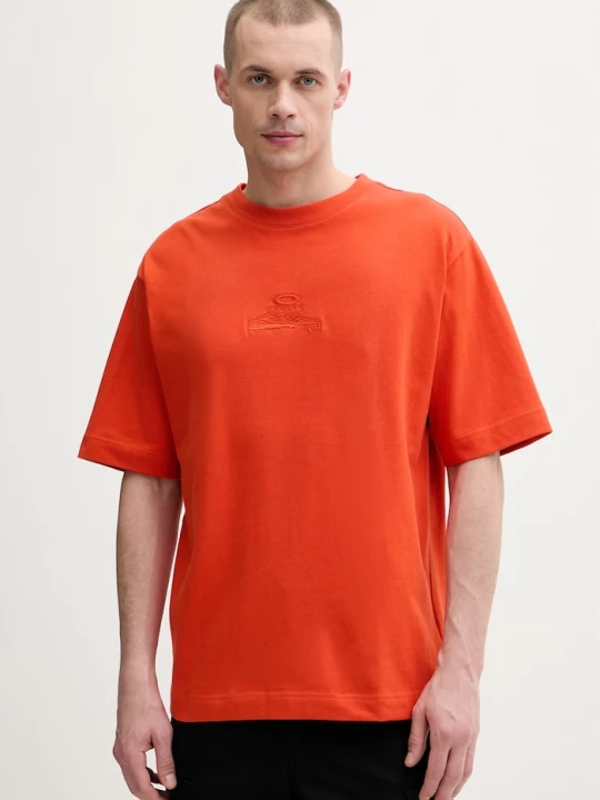 Zdjęcie produktu Oakley t-shirt męski bawełniany MTN RIDGE pomarańczowy