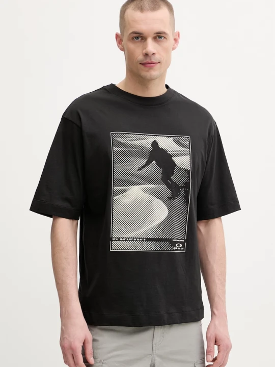 Zdjęcie produktu Oakley t-shirt męski bawełniany SANDBOARD czarny