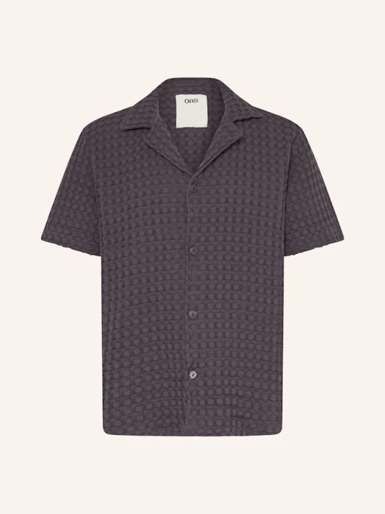 Zdjęcie produktu Oas Koszula Z Klapami Nearly Black Comfort Fit grau CZIEMNOSZARY