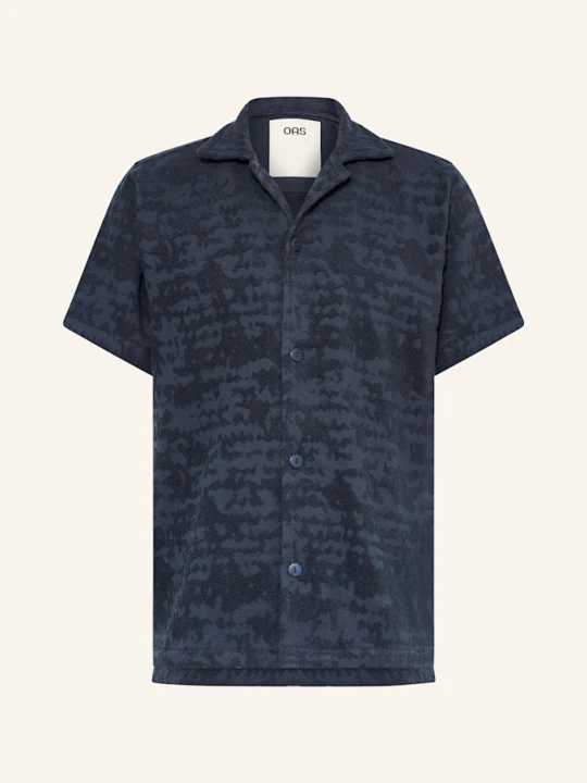 Zdjęcie produktu Oas Koszula Z Klapami Night Lagoon Comfort Fit Z Frotte blau GRANATOWY