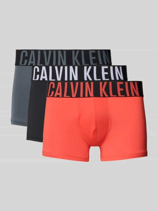 Zdjęcie produktu Obcisłe bokserki o kroju slim fit z detalem z logo w zestawie 3 szt. Calvin Klein