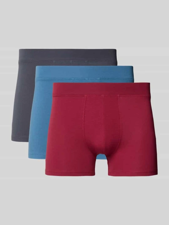 Zdjęcie produktu Obcisłe bokserki o kroju slim fit z elastycznym pasem w zestawie 3 szt. Christian Berg