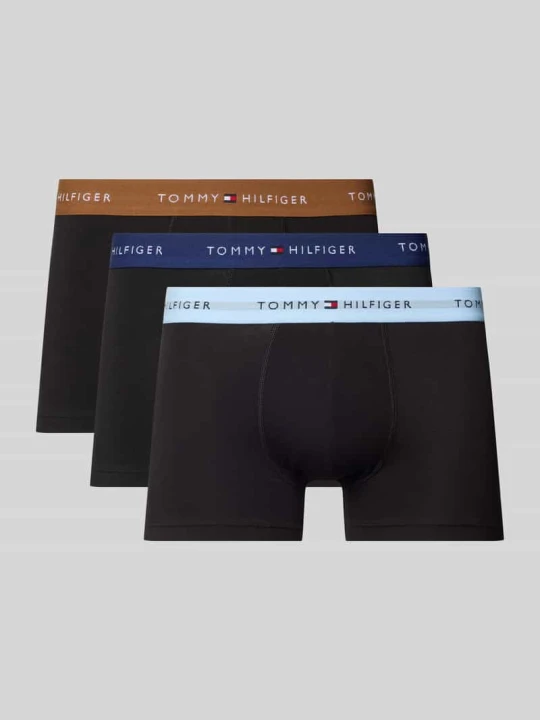 Zdjęcie produktu Obcisłe bokserki o kroju slim fit z mieszanki bawełny w zestawie 3 szt. Tommy Hilfiger Średniobrązowy