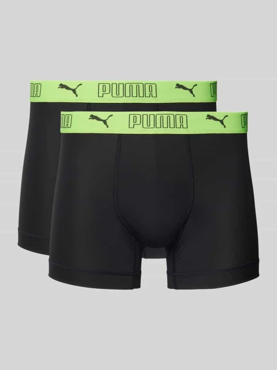 Zdjęcie produktu Obcisłe bokserki o kroju slim fit z wyhaftowanym logo Puma Czarny