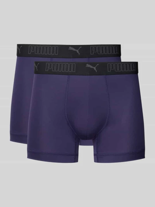Zdjęcie produktu Obcisłe bokserki o kroju slim fit z wyhaftowanym logo Puma Śliwkowy