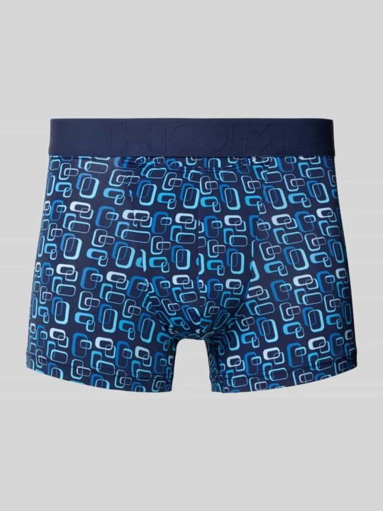 Zdjęcie produktu Obcisłe bokserki Slim w kroju slim fit z detalem z logo model 'Elvis' HOM Granatowy