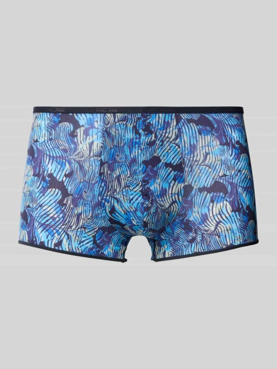 Zdjęcie produktu Obcisłe bokserki Slim z detal z logo HOM Oceaniczny