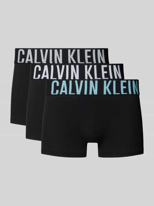 Zdjęcie produktu Obcisłe bokserki w Zestaw 3 szt. z Elastyczny pasek z logo Calvin Klein Czarny