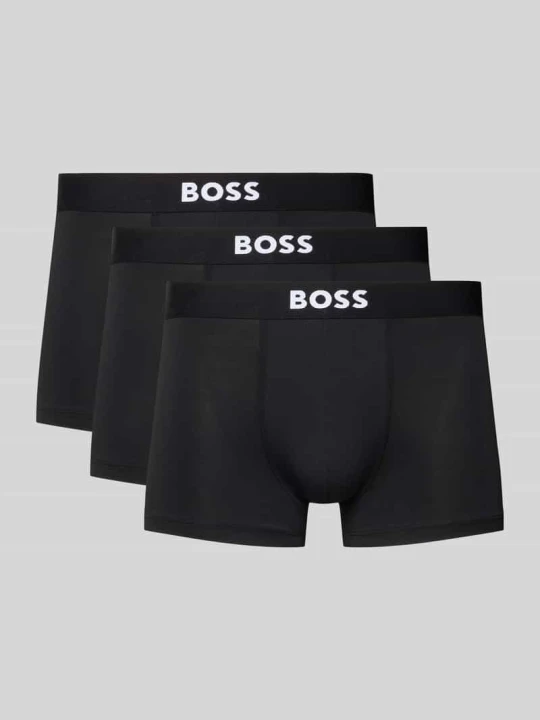 Zdjęcie produktu Obcisłe bokserki w zestaw 3 szt. model 'MICRO ONE' Boss Czarny