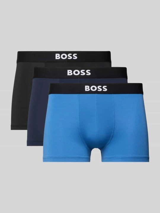 Zdjęcie produktu Bokserki w 3-paku model „MICRO ONE” Boss Niebieski