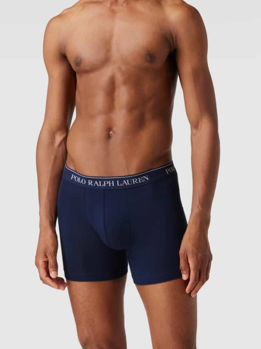 Zdjęcie produktu Obcisłe bokserki w zestawie 3 szt. Polo Ralph Lauren Granatowy