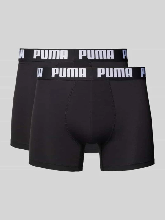 Zdjęcie produktu Obcisłe bokserki z detalem z logo w zestaw 2 szt. Puma Czarny