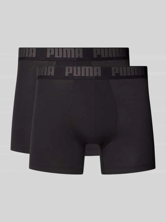 Zdjęcie produktu Obcisłe bokserki z detalem z logo w zestaw 2 szt. Puma Czarny