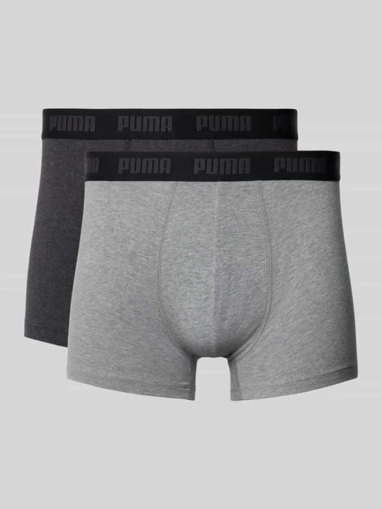 Zdjęcie produktu Obcisłe bokserki z detalem z logo w zestawie 3 szt. Puma Ciemnoszary